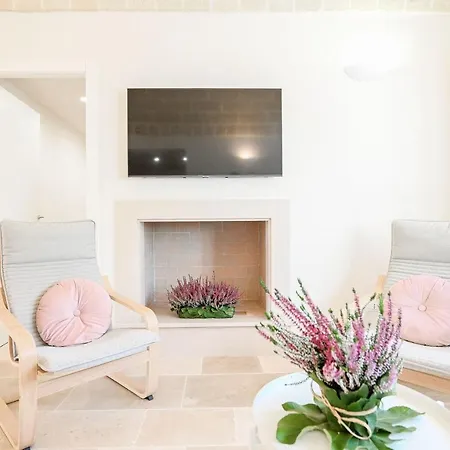 Trulli Eden 101 Con Piscina Privata 别墅 圣米凯莱萨伦蒂诺